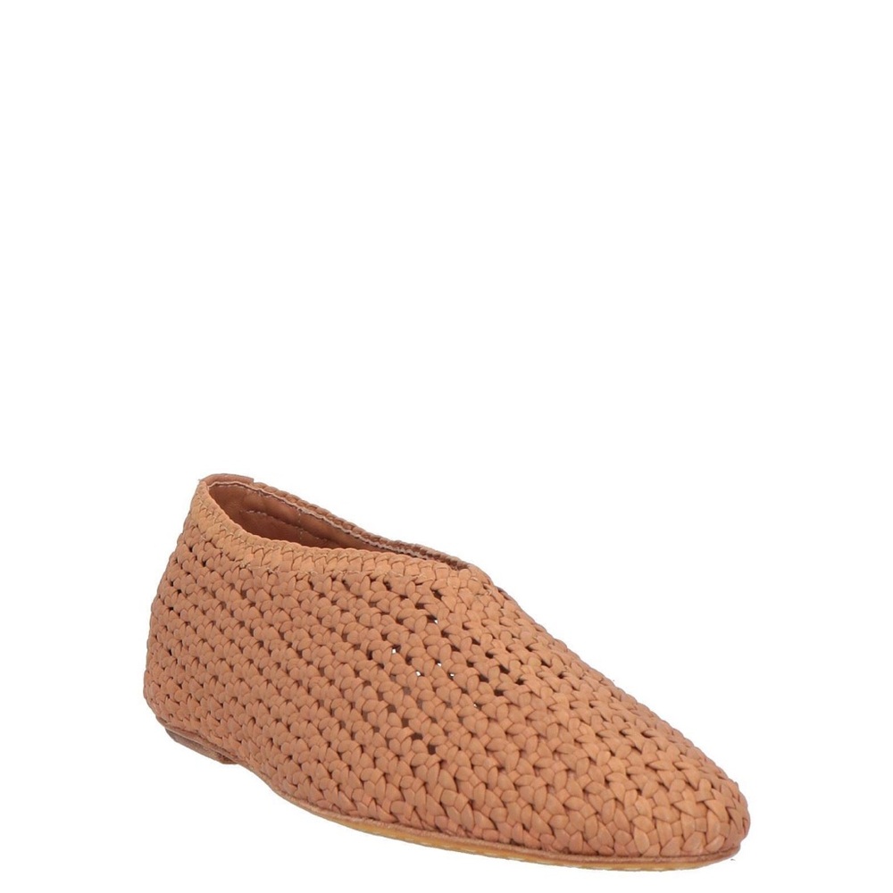 Officine Creative Woven Brown Flats